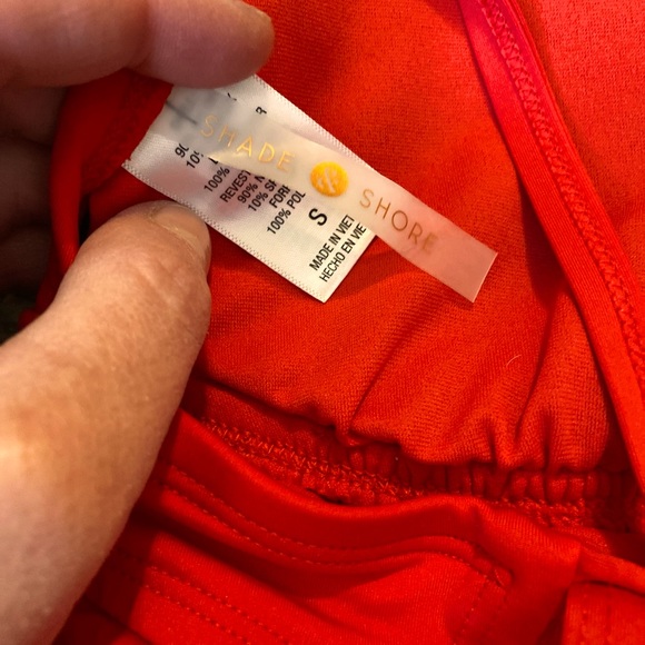 Sexy Shade & Shore Hot Red Swimsuit - Picture 3 of 4